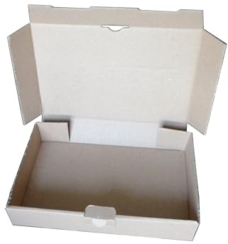 10 Maxibriefkartons / 240 x 160 x 45 mm / Farbe: braun