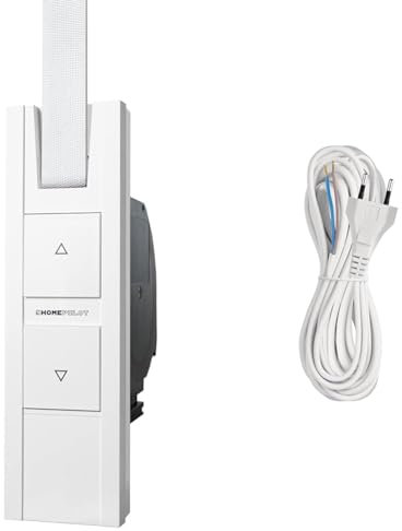 HOMEPILOT elektrischer Rolladen Gurtwickler RolloTron pure & EMOS Euro-Zuleitung 5m, Netzkabel, Anschlusskabel, Verbindungskabel für Haushaltsgeräte mit Euro-Stecker