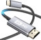 Gulemfy USB C auf HDMI Kabel, Type C auf HDMI Ultra High Speed Kabel 4K UHD Kabel (Thunderbolt 4/3 kompatibel) Kompatibel mit MacBook Pro/Air, Galaxy S23/S22/S21, Note 20, Surface Pro (3M)