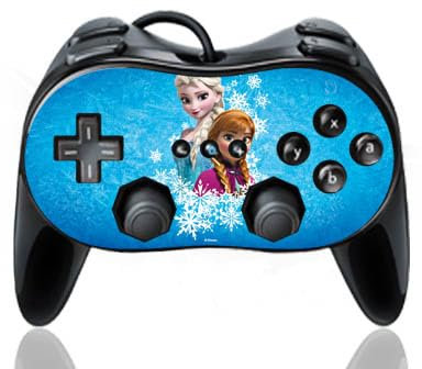 Skin kompatibel mit Nintendo Wii Classic Controller Pro Folie Sticker Offizielles Lizenzprodukt Disney Disney Princess