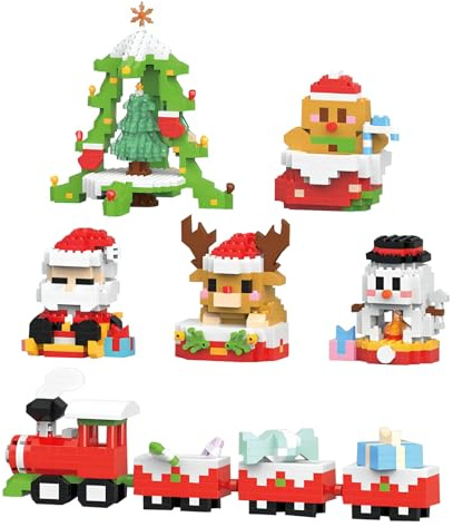 TSLBW Christmas Building Block Set Building Block Toys Christmas Decoration Party Favors