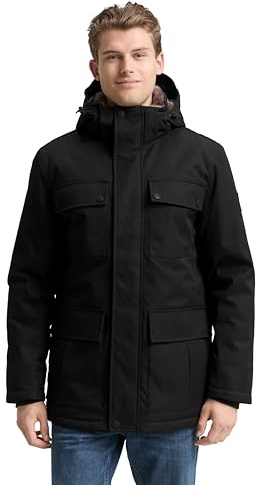TOM TAILOR Herren 1046981 Übergangsjacke mit aufgesetzten Taschen