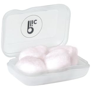 PLIC AUDIO - Ohrstöpsel aus natürlichem Wachs – 2 Paar – Gehörschutz, bequem und wiederverwendbar – ideal für Schlaf, Reisen und Konzentration – hypoallergen und Adaptab