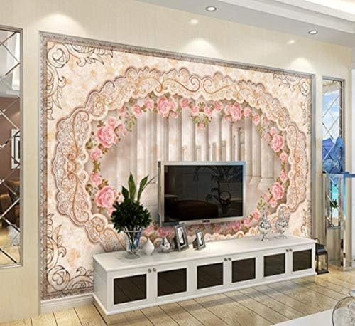 XLMING Relief En Pierre Papier Peint 3D Intissé Salon Canapé Chambre À Coucher Salle Manger Intérieure Murale-200cm×140cm