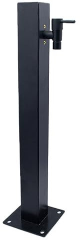 YLLSMGS Fontana da Giardino Esterno Colonna Acqua Giardino Idrante da Giardino in Acciaio Inox 304 con Rubinetto Esterno per Irrigazione e Lavaggio(60cm/24in)