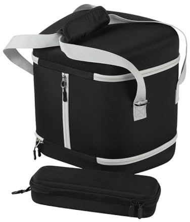 Case Cover Bag Compatible for JBL Partybox Encore 2/1, Bluetooth Speaker Microphone Protective Cover Carrying Storage Bag Travel Pouch Protection Organizer with Shoulder Strap (Case Only) (Gray)