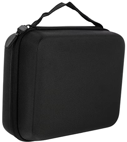 GANAZONO Essential Oil Travel Bag 30-Compartment Portable Bottle Organizer Shockproof Storage Case for 5ml/10ml/15ml Bottles, Black, Suitable for Travel and Aromatherapy