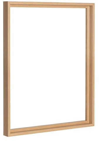 Haak Schattenfugenrahmen Levi in Eiche Natur 50 X 150 cm für Keilrahmenbilder und Leinwände