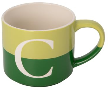 KASANOVA Tazza lettera C verde 400 ml Blend Collection
