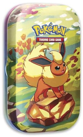 Pokemon Prismatic Evolutions Mini Tin - Trainer's Haven (Flareon)