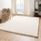 Steffensmeier Berber Teppich Natur aus 100% Schurwolle Rabat 15/15 Simple Wollweiss in 27 Größen, Größe: 300x400 cm