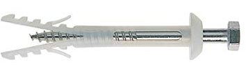 Fischer WB 4 Kit Tasselli Fissaggio Passante per Water e Bidet a Pavimento con Fori Verticali, per Materiali Pieni e Calcestruzzo,501011