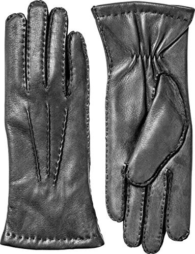 Hestra Deerskin Classic Wool Gloves, Black, 8