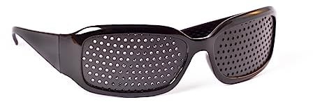 Irisana - Reticulating Glasses - Black - Pasta Frame - Suitable for Myopia, Presbyopia and Hypermetropy - for Near and far - Help to Relax Eye Strain