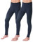HERMKO 3540 2er Pack Herren Lange Unterhose Long Johns (Weitere Farben) Bio-Baumwolle, Größe:D 8 = EU XXL, Farbe:Marine