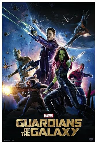 1art1 Guardians of The Galaxy Poster Gamora, Star-Lord, Nebula, Rocket Raccoon, Groot Und Drax Der Zerstörer, Filmplakat Plakat | Bild 91x61 cm