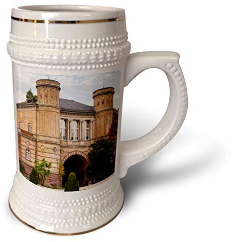 3dRose Deutschland, Karlsruhe, Botanical Gardens, Orangerie Building – Steinbecher, 510 ml, 624 ml, Weiß