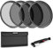 NEEWER 67mm ND Filter Set ND2 ND4 ND8 ND16, Objektivreinigungsstift, Filterbeutel, Graufilter Set, kompatibel mit Canon Nikon Sony Panasonic DSLR Kameras mit 67mm Objektiv