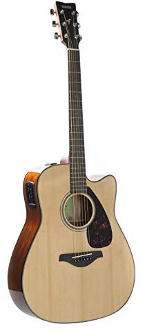 YAMAHA FGX800C - Guitarra eléctrica acústica, Marrón (Natural)