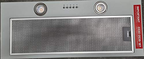 CCA72SI Silver 70cm Under Canopy 2 Speed Cooker Hood Kitchen Extractor Fan