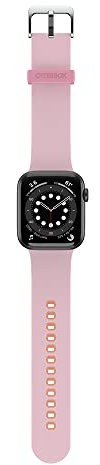 OtterBox All Day Watch Band for Apple Watch Series 10/9/8/7/6/SE 2nd gen/SE 1st gen/5/4-44mm/45mm/46mm, Replacement Durable Soft Touch Silicone Strap for Apple Watch, Pink/Orange