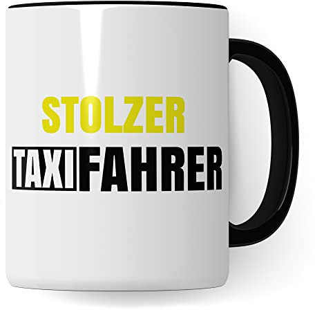 Taxi Tasse Taxifahrer Tasse Taxifahrer Kaffeetasse Taxi Tasse lustig Taxichauffeur Geschenkidee Taxi Driver Chauffeur Teetasse