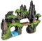 Toolzia Aquarium-Steingarten-Ornament, großes Aquarium-Ornament, Felsen, Aussicht, künstliche Berglandschaft, Dekorationen