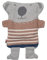 David Fussenegger Wärmekissen Koala - Körnerkissen für Kinder - herausnehmbare Dinkelspelz Füllung - 95% Baumwolle 16x29cm