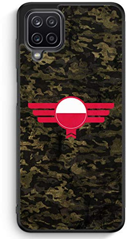 Polska Polen Camouflage - Silikon Hülle für Samsung Galaxy M53 5G - Motiv Design Militär Military - Cover Handyhülle Schutzhülle Case Schale