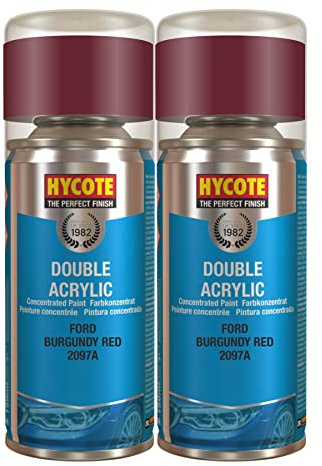 Hycote XDFD501 Ford Burgundy Red 150ml *2