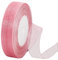 45m Organzaband Rosa 20mm Breit Chiffo Geschenkband,Transparentes Organza Bänder Chiffonband Schleifenband Dekoband Geschenkverpackung Deko Band Tüllband für Weihnachten Hochzeit Taufe Geburtstag