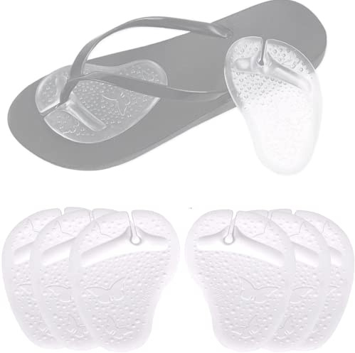 3 Pairs Gel Metatarsal Pads Sandal flip Flop Toe Protectors for Women