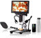 Bresser 2L Digital Microscope with Dimmable Light, WiFi, 7 Inch High Definition Color LCD Screen, Video and Photo Recording Function 1080P