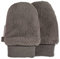 Sterntaler Unisex Baby Fäustlinge Ohne Daumen aus Teddyflausch, Elastisches Bündchen, Braun Melange, 1