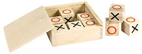 Set mit 15 Sets aus 3 Streifen, mit Box aus natürlichem Holz, Geschenke für Kindergeburtstage, für Schulen, Kindergärten, Ampas