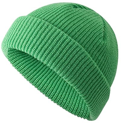 OneChance Beanie Mütze für Herren und Damen,Warme Winter Mütze,Weiche Strickmütze,Unisex Strickmütze für Winter und Herbst Grün