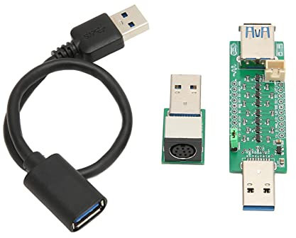 Vomeko Adattatore Controller USB 3.0 PC Engine, Kit Modulo Convertitore Controller di Gioco. Compatibile con L'adattatore SNAC per Il Modulo Mister IO, Supporta Il Controller 8BitDo M30 da 2,4 GHz