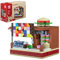 Mould King Kreatives 24028 Straßenansicht Bausteine Grillladen Haus Klemmbausteine Modular Building Shop Bauspielzeug MOC Street View Kompatibel Mit Andere Marke(249 Teile)