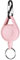 Soleebee Porte-clés extensible avec câble en acier extensible de 60 cm et anneau porte-clés yoyo rétractable avec mousqueton (rose)