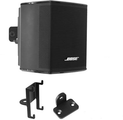 ZahoTse Compatible avec le support de haut-parleur Bose Virtually Invisible 300, support mural, pratique invisible, support de haut-parleur, accessoires, rack (noir), 1