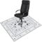 Office Chair Mat for Hardwood Floor: 36x48 Inch Low Pile Desk Chair Mat for Rolling Chair - Non Slip Dirt Resistant & Machine Washable - Hard & Tile Floor Protector Mat for Office Gaming Room Entrance
