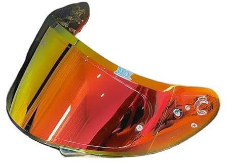 Windschutz UV Schutz Ersatz Visier Für MT ST&IN&GE&R Helm und MT TH&UN&DE&R 3 Helm MT Ersatzteile Visier MT-V-12 Helmschild(1 Red)