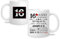Yufansd Tazza di Ceramica 350 ml (16) Compleanno e Anniversario Regalo per Ragazza Ragazzo 16 Anni