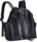 Stilvolle Wickeltasche, Rucksack, Leder, große Kapazität, Reise-Baby-Wickeltasche, Tragetasche für Mama, Papa, Handtasche, Schultertasche, leicht, Schwarz, 16.2 * 13.8 * 6.3, Classic