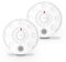 Smoke Alarm for Home, 2 Pack, Smoke Detectors with Test/Silence Button, Advanced 10 Year Optical Sensor, Low Battery Warning for Enhanced Home Safety