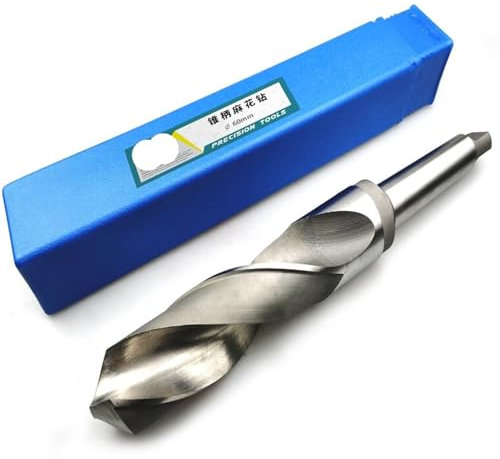 Foret hélicoïdal à tige conique Morse 14-60 mm, 1 pièce, super dur M2, acier rapide 6542, outil de perçage for acier inoxydable et métal(27mm)