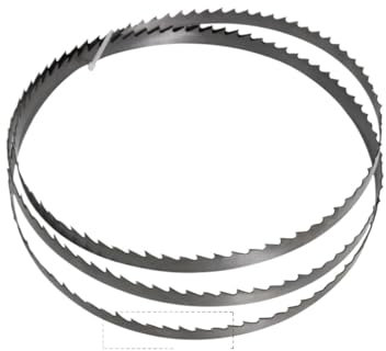 Lot de 2 lames de scie à ruban 1400 mm 1400 x 6,35 x 0,35 mm for scie à ruban for menuiserie 8'' Draper Scheppach Einhell TH-SB200 TPI 6 10 15(10TPI)