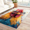 JOSUE 3D Teppich Kinderzimmer Tier Carpet Lustige Tiere für Schlafzimmer, Jugendzimmer Jungen und Küche Dekoration Rug(Rot 17)-180x270cm