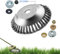 Brosse Désherbante pour Débroussailleuse,25.4mm Tête Brosse Débroussailleuse,Brosse Metallique Debroussailleuse,Universelle Tete Rotofil Ronde avec 8 Accessoires pour Mauvaises Jardin(8 Pouces)