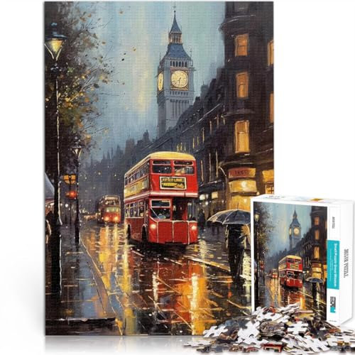 Für Familienspaß Die Majestät von London 1000-teiliges Teenager-Puzzle 26x38cm Künstlersammlung, Bildende Kunst für ab 14 Jahren